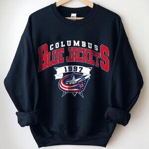Columbus Ice Team Blue Jackets Columbus 1997 Jersey PM shirt sweatshirt